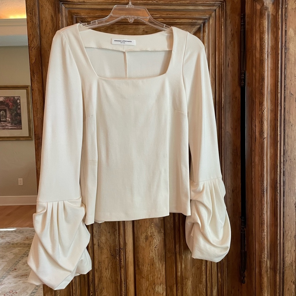 Off white Amanda Uprichard top
